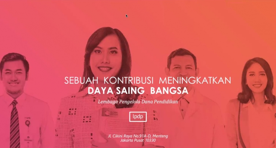WEBINAR WEBINAR BEASISAWA LPDP UNTUK WARGA PERADILAN
