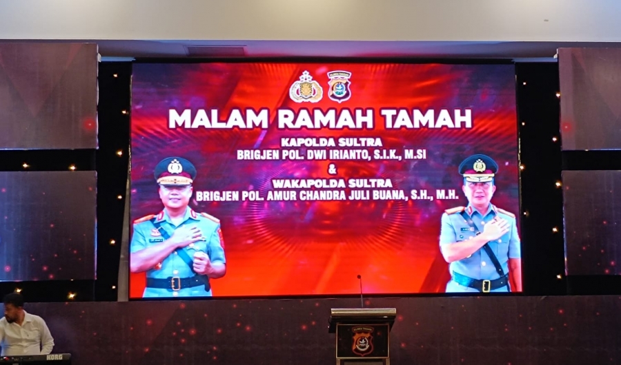 WAKIL KETUA PTA KENDARI HADIRI MALAM RAMAH TAMAH KAPOLDA DAN WAKAPOLDA SULTRA