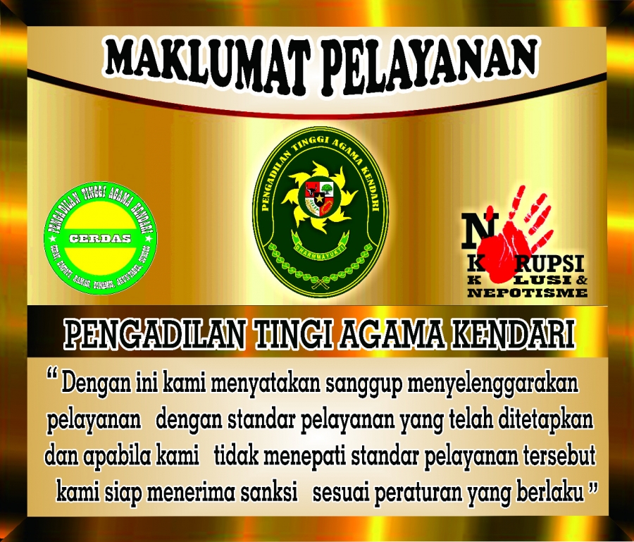 Maklumat Pelayanan PTA Kendari