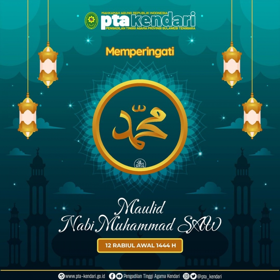 Selamat Memperingati Maulid Nabi 1444 H