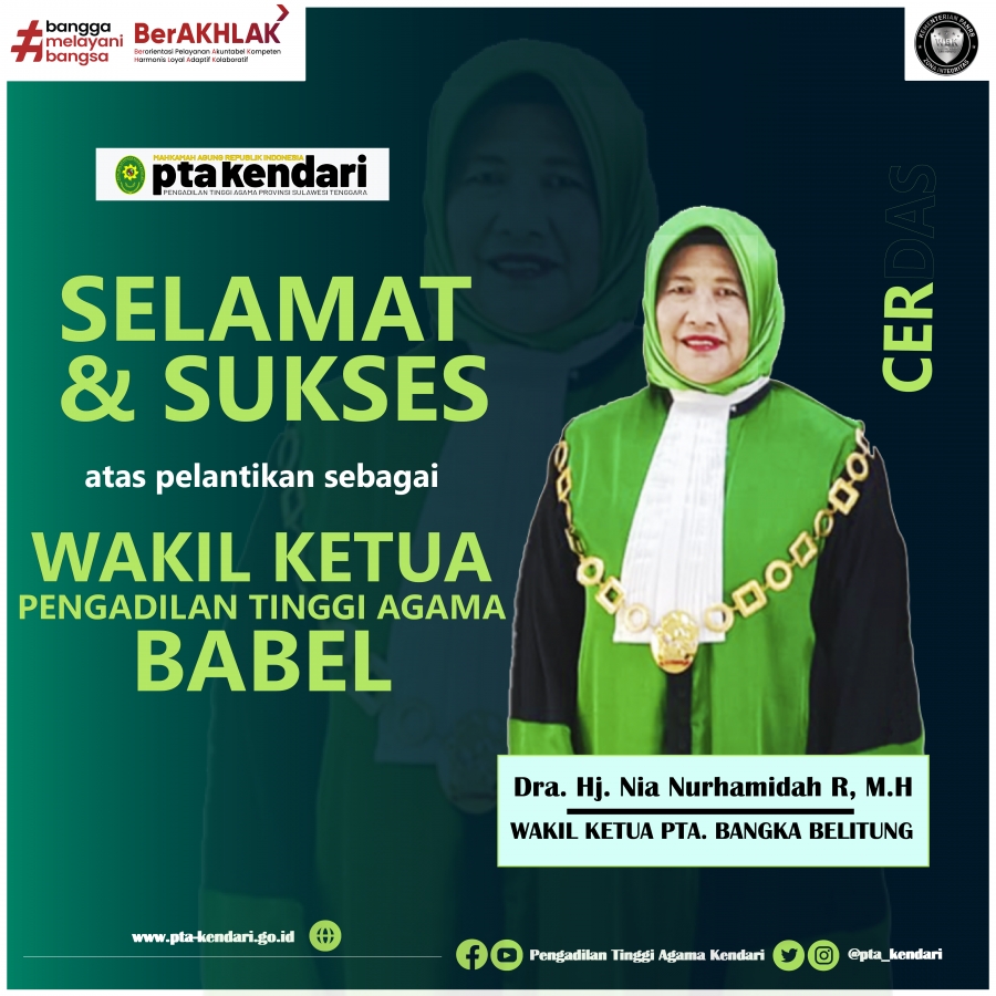 Ucapan Selamat &amp; Sukses WKPTA Kendari menjadi WKPTA Babel