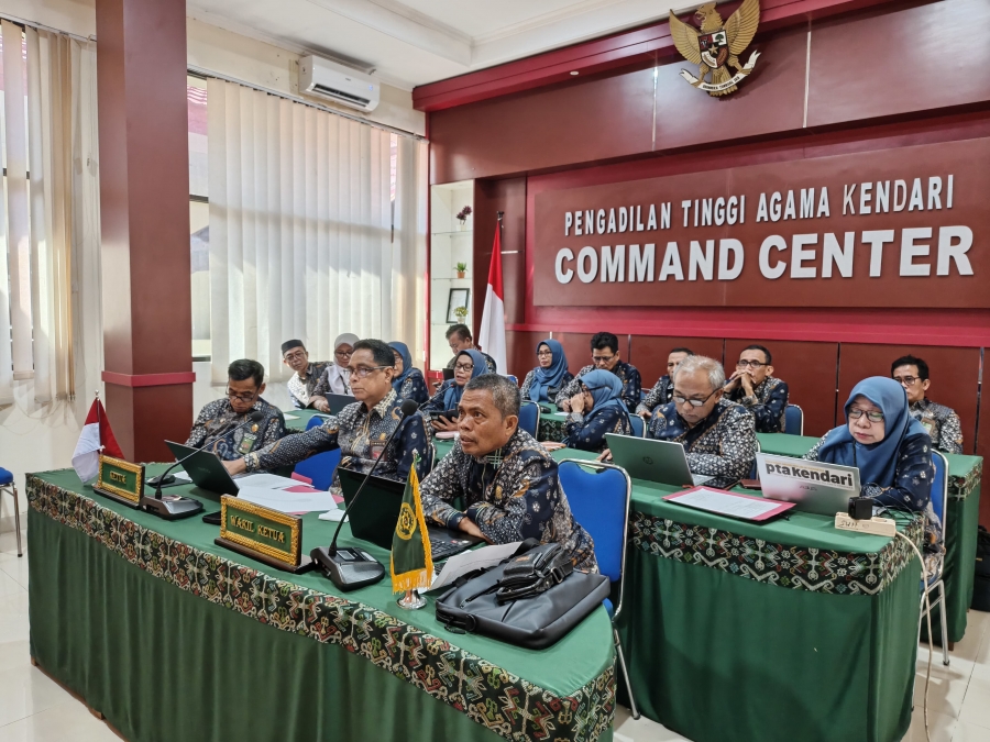 PTA Kendari Ikuti Bimtek Kaum Rentan Berhadapan dengan Hukum