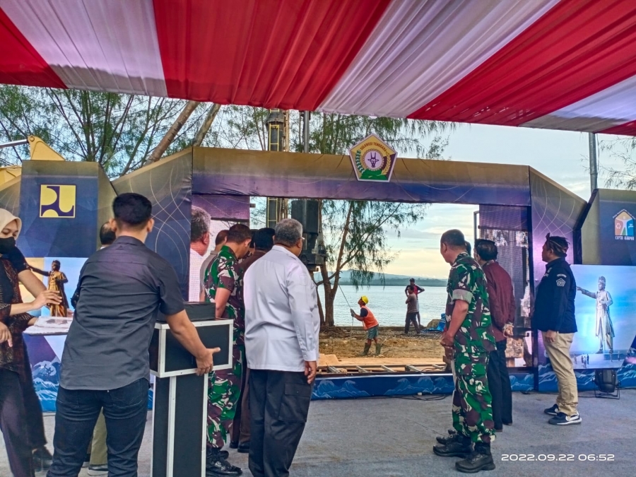 GROUND BREAKING PEMBANGUNAN PATUNG OPUTA YII KOO PROVINSI SULTRA