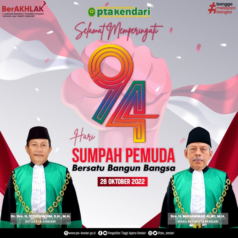 Selamat Hari Sumpah Pemuda Ke 94