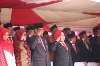 PTA Kendari Hadiri Upacara HUT RI ke-80 di Lapangan Kantor Gubernur Sultra