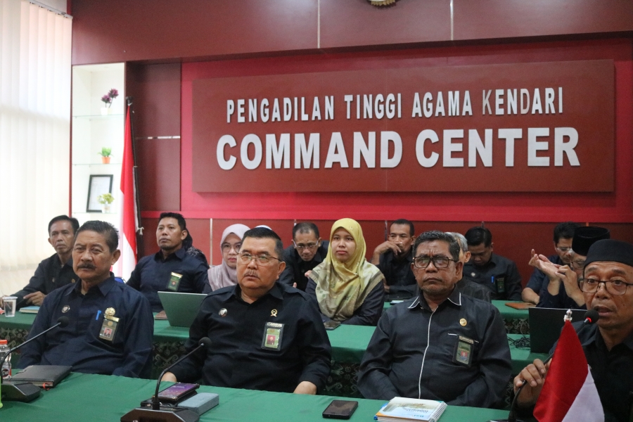 Ketua PTA Kendari Gelar Pembinaan Daring Pasca Libur Hari Raya Idul Fitri, Tekankan Profesionalitas dan Semangat Baru
