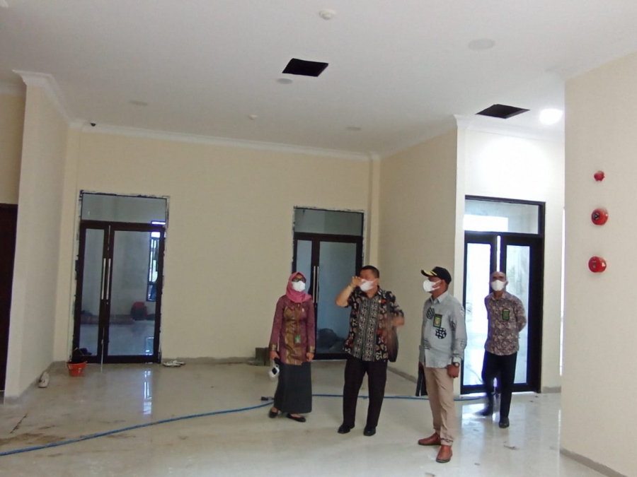 KPTA  Kendari Lakukan Monitoring Pelaksanaan Pembangunan Gedung Kantor PA Rumbia, ABT 2023