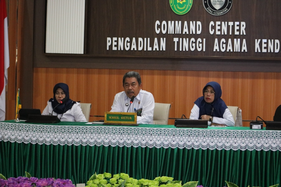 WAKIL KETUA PTA KENDARI PIMPIN RAPAT BERKALA BULAN JULI 2024