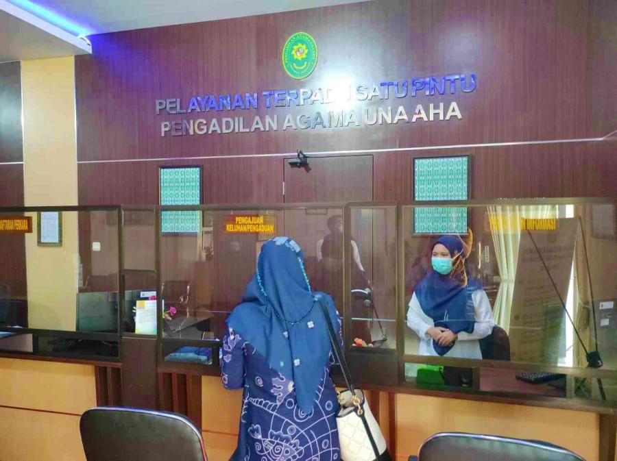 Lead Asesor PTA Sulawesi Tenggara melakukan observasi langsung pelaksanaan APM di PA Unaaha (15-16/11/2021)
