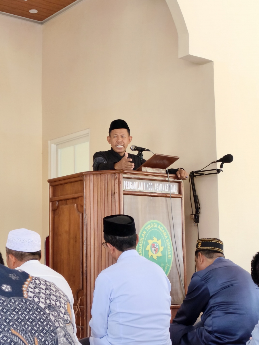 Khutbah Jum&#039;at Masjid Al Ihsan Pengadilan Tinggi Agama Kendari : Inti Takwa, Senantiasa Menghadirkan Allah dalam Setiap Aspek Kehidupan