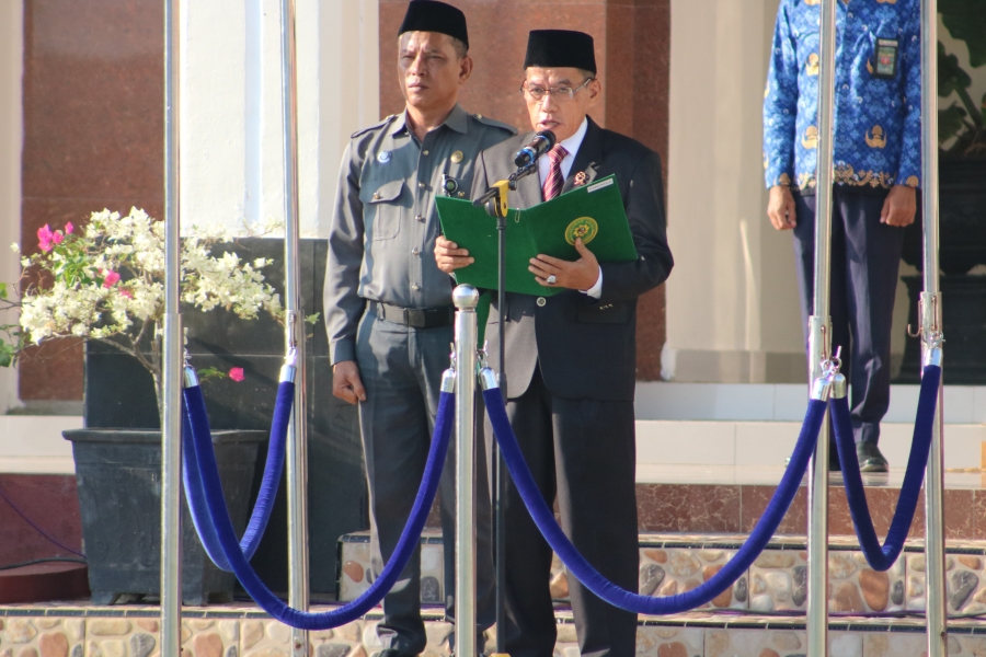 Upacara Peringatan Hari Sumpah Pemuda ke-96 di Pengadilan Tinggi Agama Kendari