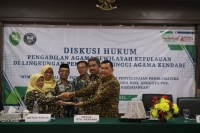 Ketua dan Wakil Ketua PTA Kendari Gelar Rakerda dan Diskusi Hukum di Wangi-Wangi