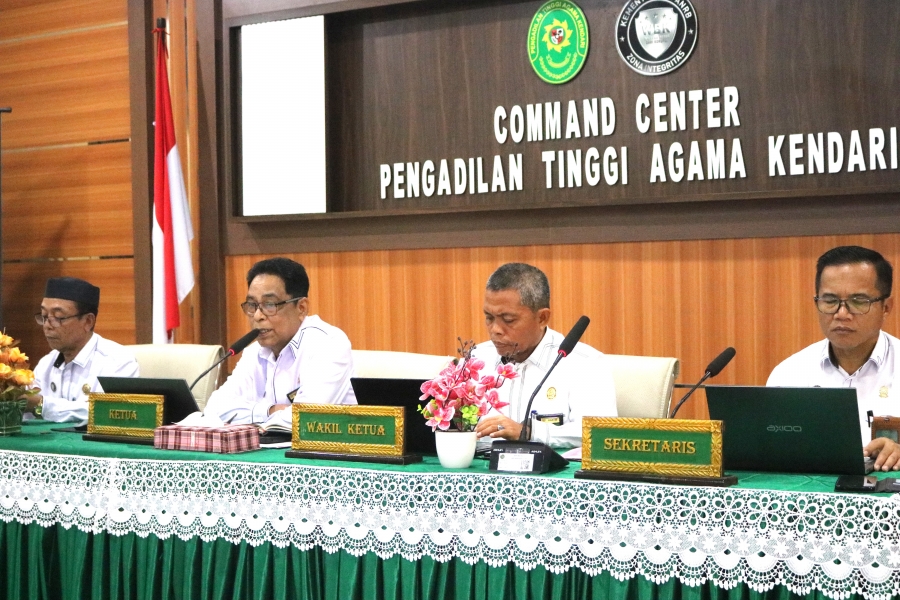 RAPAT BERKALA PERDANA DENGAN KETUA DAN WAKIL PTA KENDARI YANG BARU