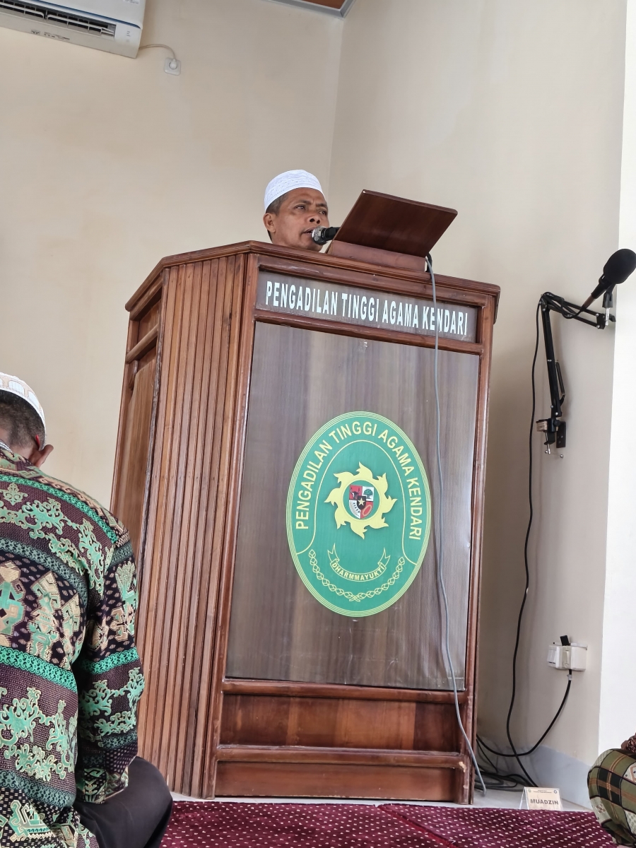 Khutbah Jum&#039;at Masjid Al Ihsan Pengadilan Tinggi Agama Kendari : Dahsyatnya Amalan Shalat Sunnah Tahajud