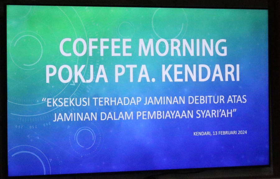 COFFEE MORNING PTA. KENDARI