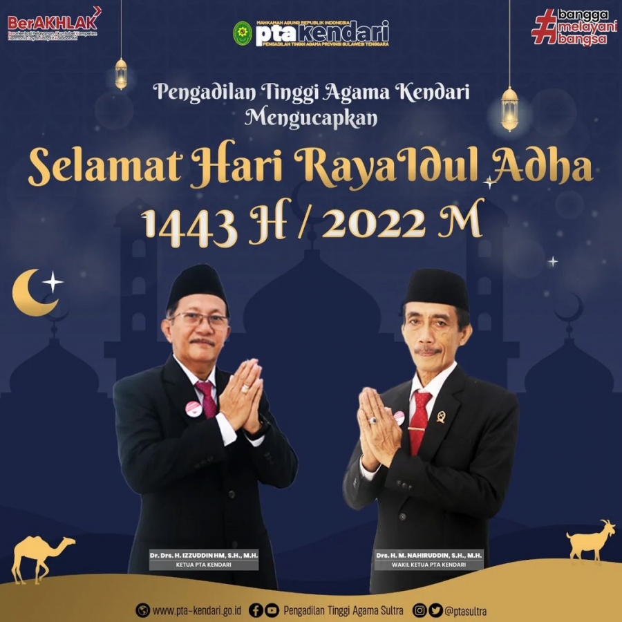 Selamat Hari Raya Idul Adha 1443 Hijriah