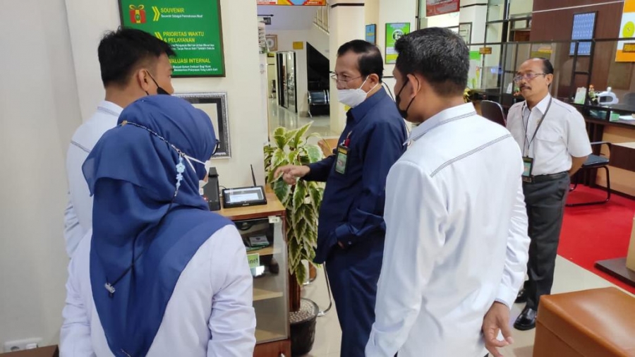 sidak pimpinan pta kendari