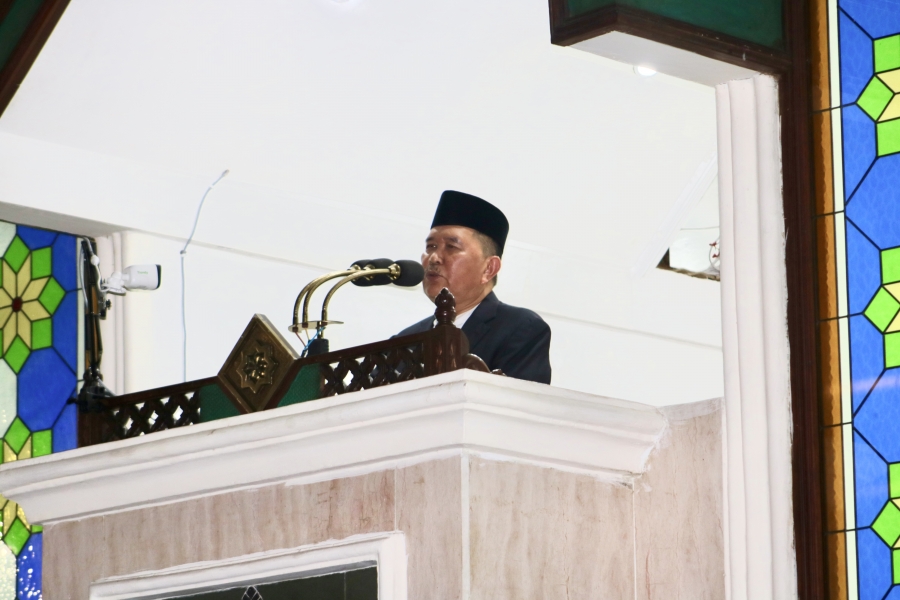 Ketua Pengadilan Tinggi Agama Kendari - Sulawesi Tenggara Sampaikan Ceramah di Masjid Al Kautsar: Ramadan sebagai Sarana Muhasabah