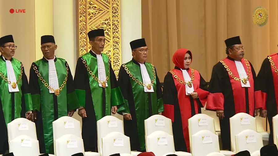 KETUA PTA KENDARI HADIRI SIDANG ISTIMEWA LAPORAN TAHUNAN MA-RI TAHUN 2023