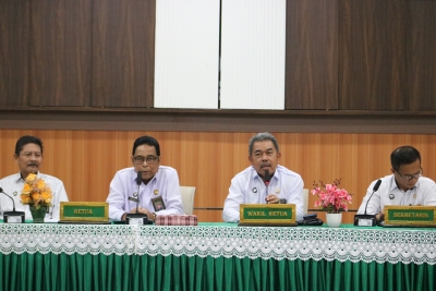 Pengadilan Tinggi Agama Kendari Gelar Rapat Pertemuan Pertama Dengan KPTA Baru