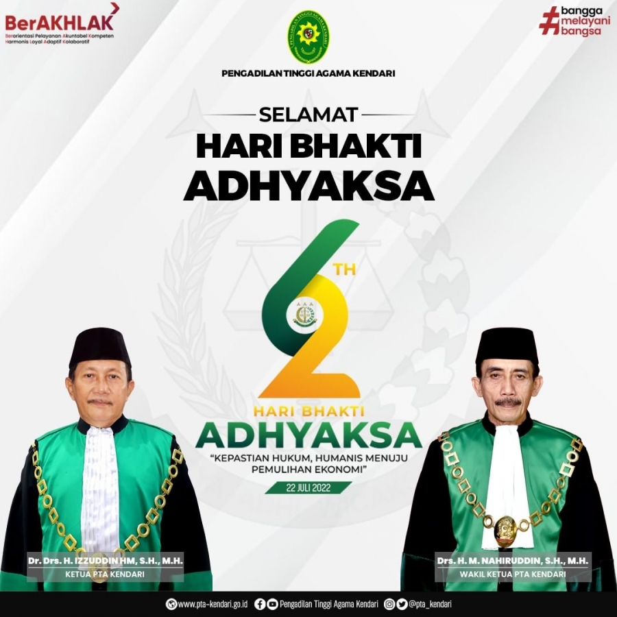 Selamat Hari Bhakti Adhyaksa Ke 62