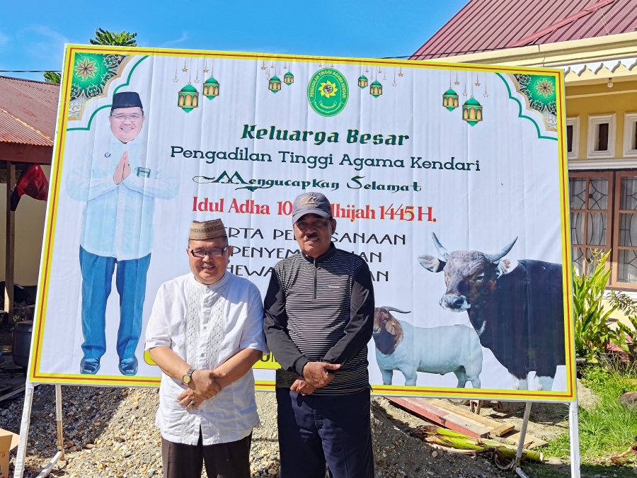 PTA KENDARI SEMBELIH 7 HEWAN KURBAN DI HARI &#039;IEDUL ADHA TAHUN 1445H/2024M&#039;