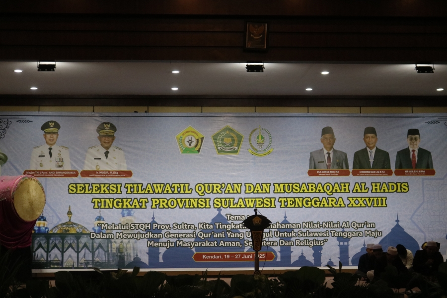 Ketua PTA Kendari Hadiri Pembukaan STQH XXVIII Provinsi Sulawesi Tenggara
