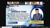 Pembukaan Bimtek Peningkatan Kompetensi Dasar bagi Tenaga Teknis Kepaniteraan dan Calon Panitera Pengganti Peradilan Agama Tahun 2025